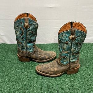 Dan Post women’s Vintage Bluebird Cowboy boots size 7 (OKPM-02-014)